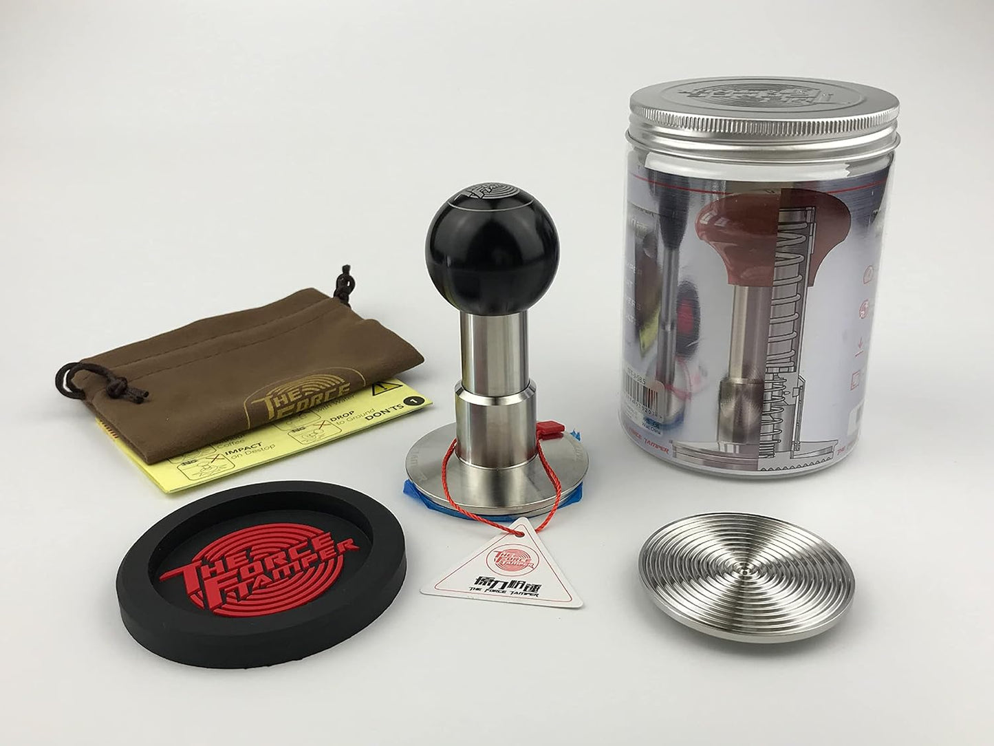 The Force Tamper Automatic Impact Coffee Tamper Adjustable Const Pressure and Autoleveling Extend Set New