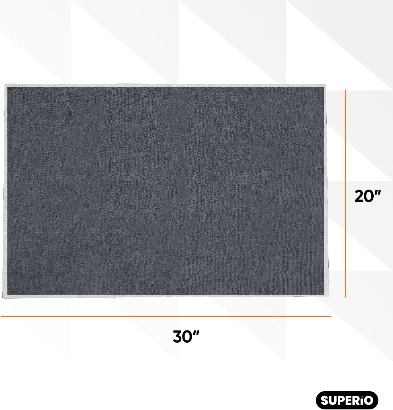 Superio Microfiber Squeegee Mopping Towel Extra Large Miracle Cloth 20 x 30 Streak Free Microfiber Floor Cloth-Rag for Cleaning House, Kitchen, Bathroom-Scratch Free