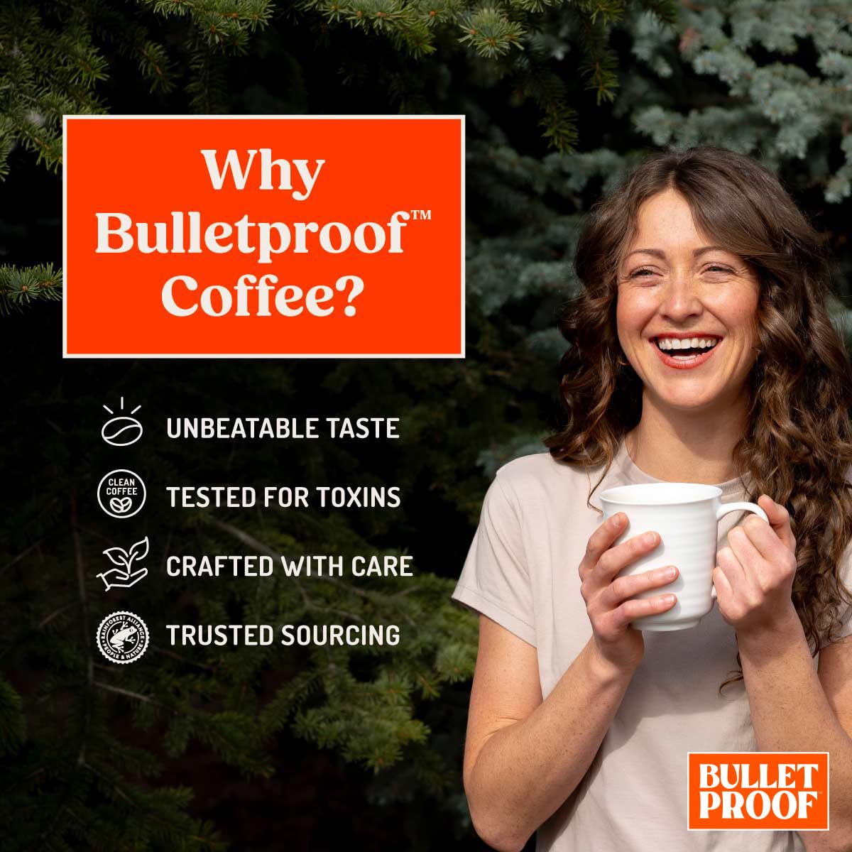 Bulletproof Original Medium Roast Single-Serve Pods, 72 Count, 100% Arabica Beans, Clean Coffee Tested for Toxins, Packaging May Vary