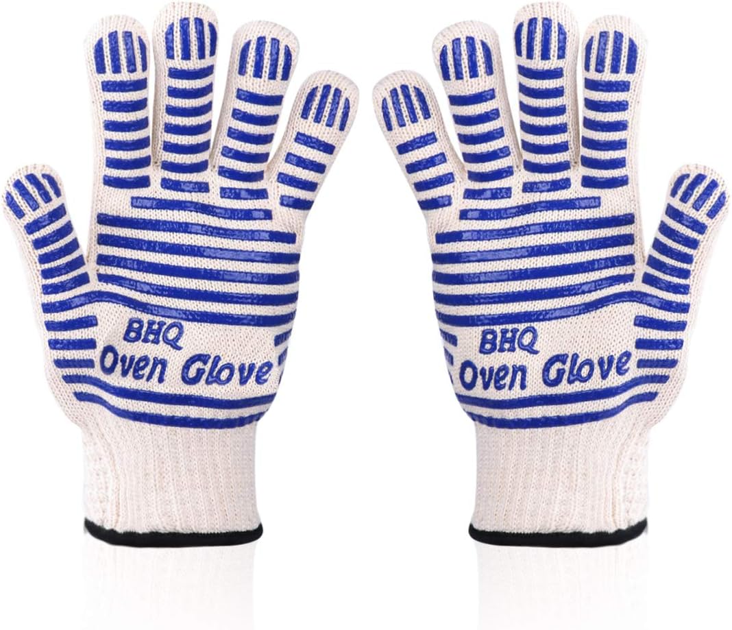 CZSYZCZS Extreme Heat Resistant Oven Gloves - 932F - Cooking Gloves for BBQ, Grilling, Baking,Cutting, Smoker Fireplace