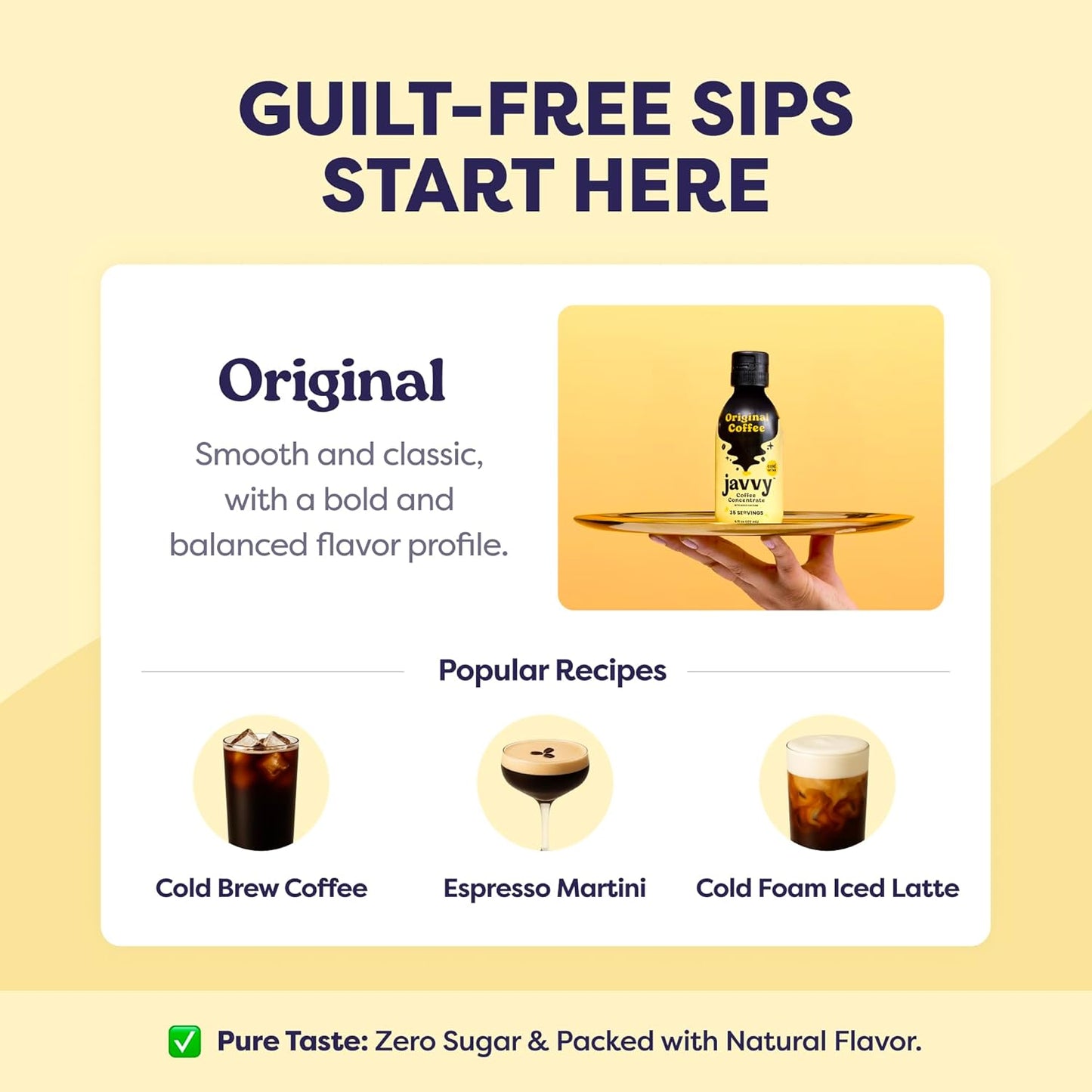 Coffee Concentrate - Cold Brew Coffee, Perfect for Hot or Iced Instant Coffees, Hot Drinks, Cold Brew Concentrate, 35 Servings – Original