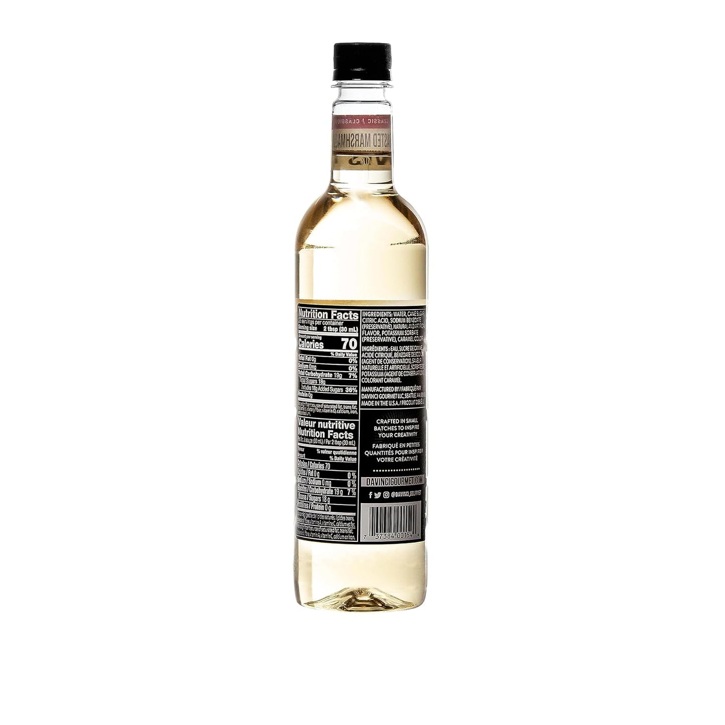 DaVinci Gourmet Classic Toasted Marshmallow Syrup, 25.4 Fluid Ounces (Pack of 4)
