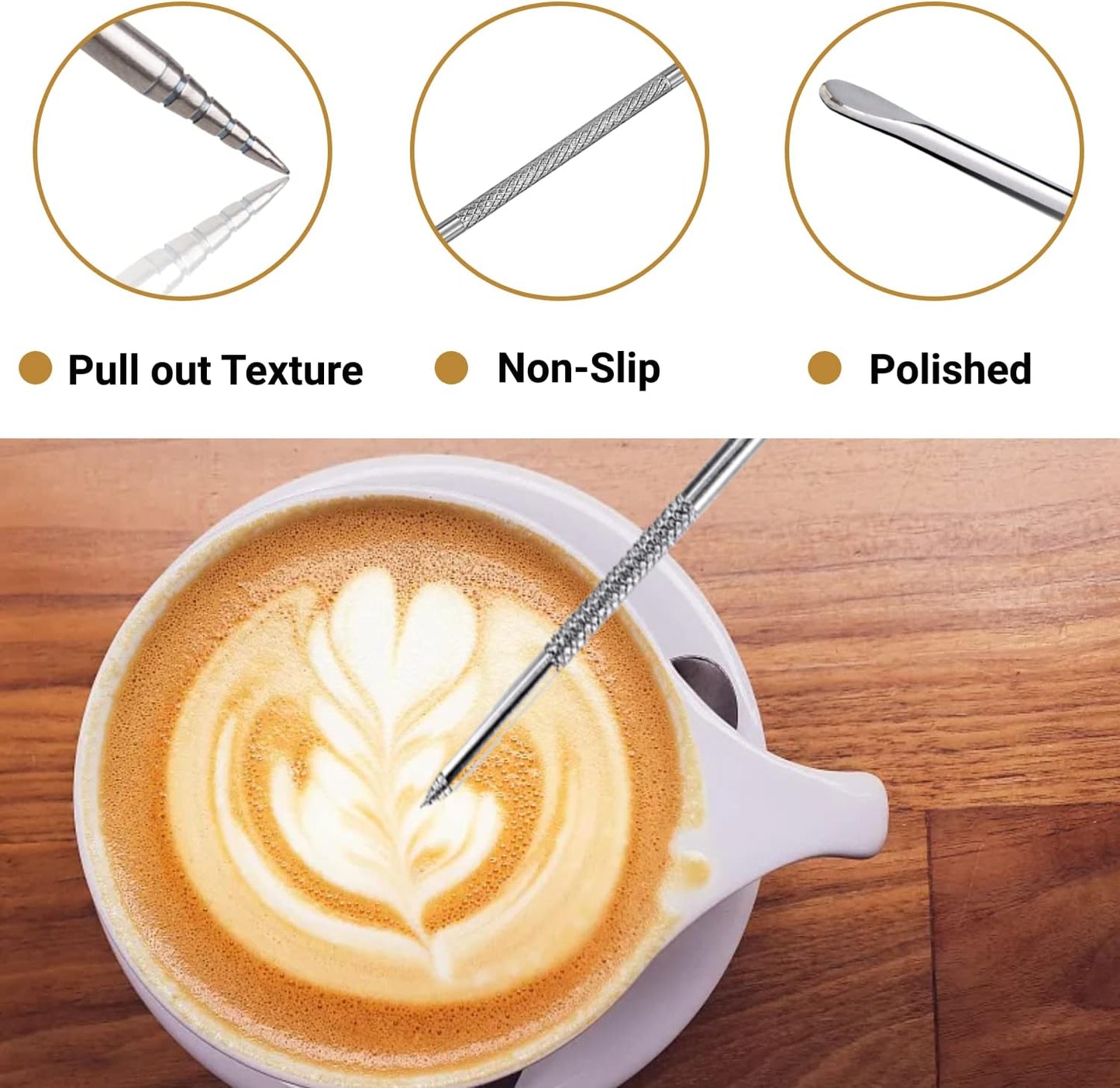 Milk Frothing Pitcher, 350ml/600ml (12oz/20oz) Milk Frother Cup Stainless Steel Jug Steaming Pitcher, Milk Coffee Cappuccino Latte Art Barista Steam Pitchers Milk Jug Cup with Decorating Pen