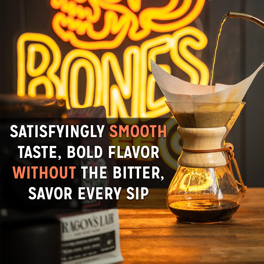 Bones Coffee Company Blueberry Blast Cake, Blueberry Pancake Flavored Coffee Pods, Low Acid Medium Roast Single-Serve Bones Cups, For 1.0 & 2.0 K-Cups Brewers Coffee Maker, 12 Count