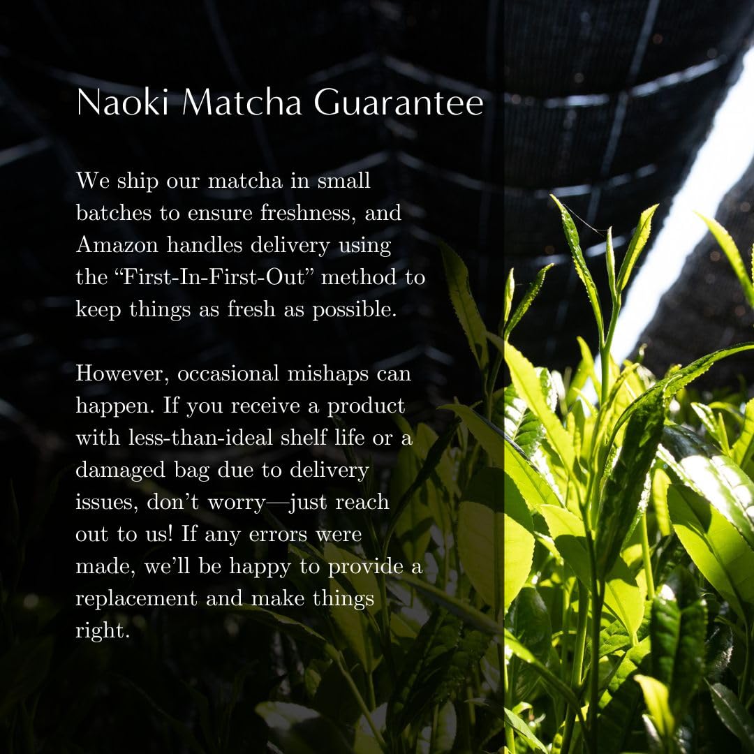 Naoki Matcha Superior Ceremonial Blend – Authentic Japanese First Harvest Ceremonial Grade Matcha Green Tea Powder from Uji, Kyoto (50g / 1.75oz)