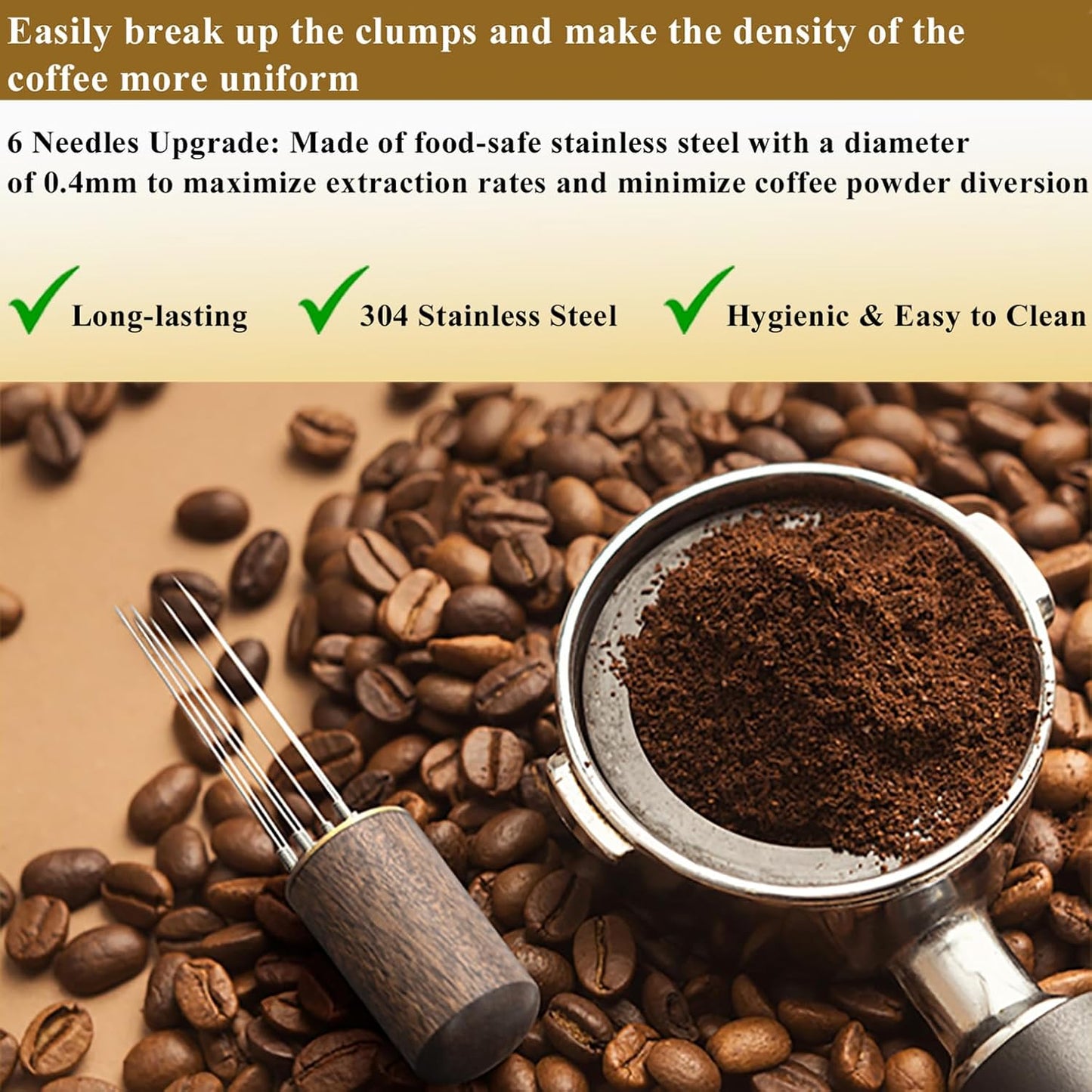 Espresso Accessories Kit 51mm Tamper: Espresso Tamper Kit with 51mm Coffee Tamper, Puck Screen, Dosing Funnel, WDT Tool, Tamper Mat | Espresso Kit Fits Espresso Coffee Machines of 51mm Portafilters
