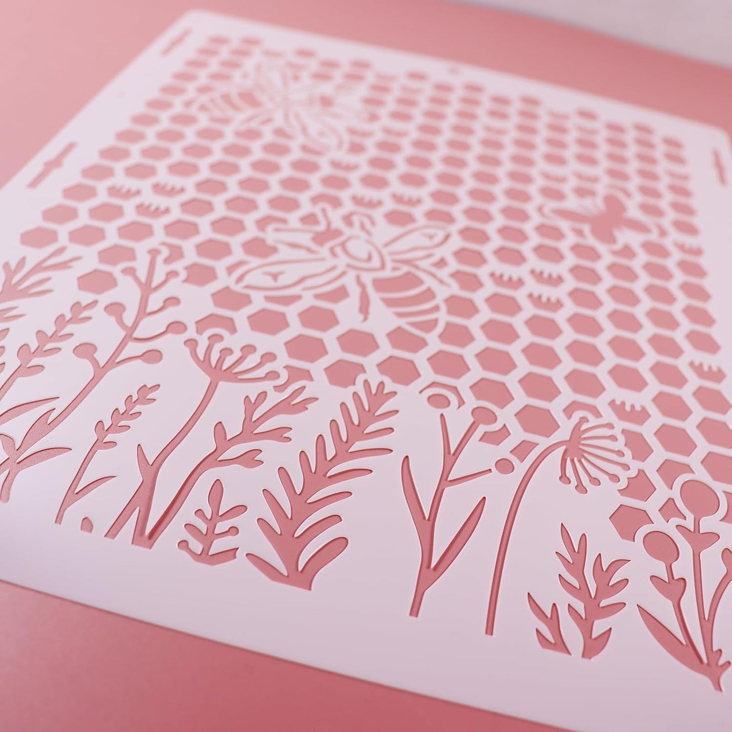 4-Pack Reusable Stencil Set for Crafting, Painting, and DIY Projects ? Durable, Versatile, and Easy-to-Use Stencils for Walls, Fabric, Wood, and More