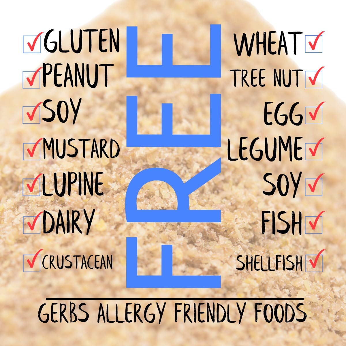 GERBS Flax Seed Meal 2 LBS. Premium Grade | Freshly Harvested & Packaged in Resealable Bulk Bag | Non-GMO, Keto & Paleo Cleared | Improves digestion & Relieves constipation | Gluten Peanut Free