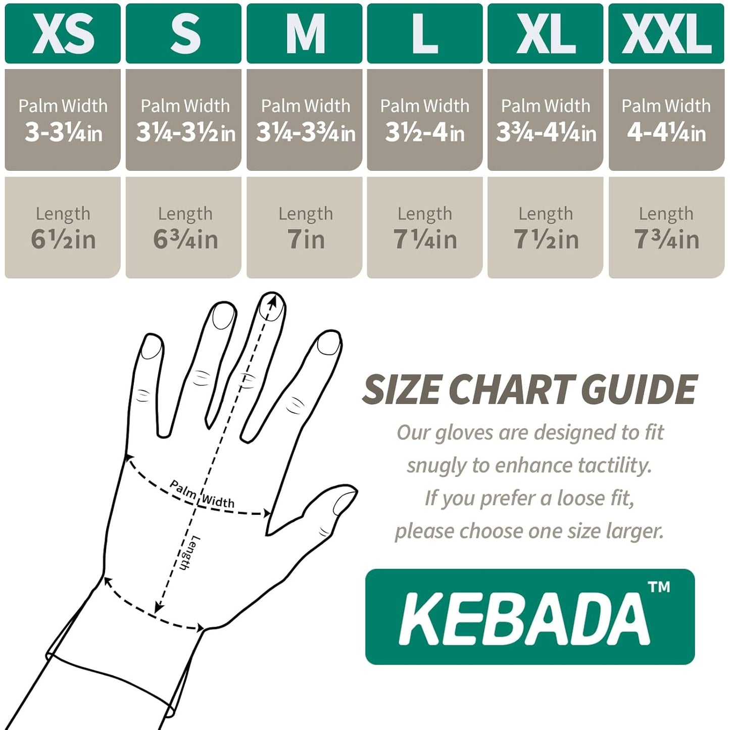 Kebada W1 Work Gloves for Men and Women, PU Coated Safety Gloves with Grip, Touchscreen, Ideal for Warehouse Package Handling, Construction, Gardening, White X-Large
