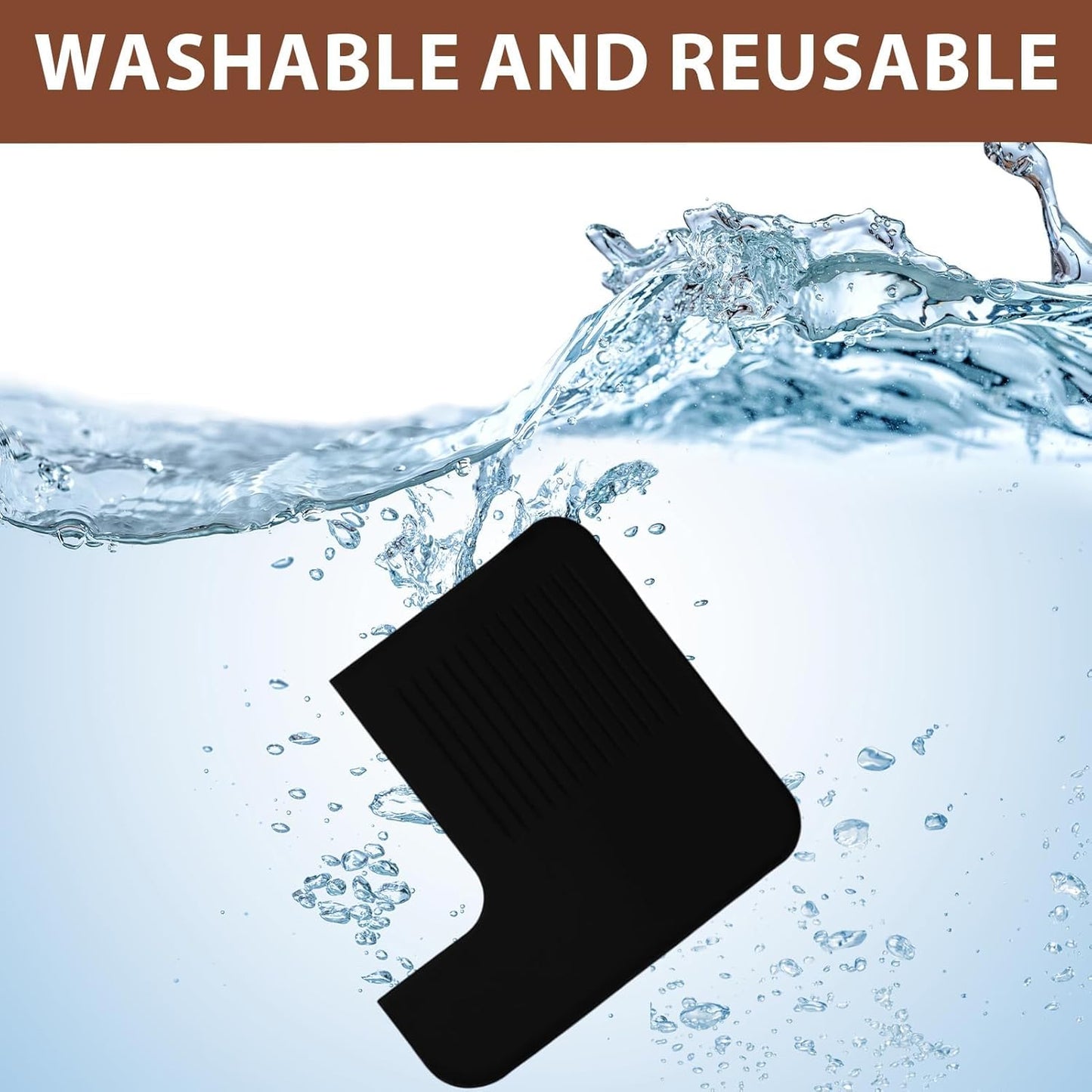 Top Mat for Ninja Luxe Espresso Coffee Machine ES601, Silicone Waterproof Non-Slip Coffee Mat Surface Protector Pad Espresso Machine Accessories