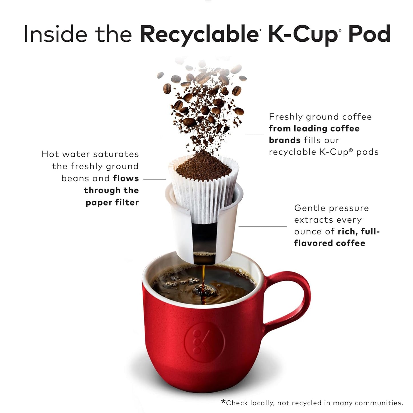Caribou Coffee Obsidian Keurig Single-Serve K-Cup Pod, Medium Roast Coffee, 96 Count