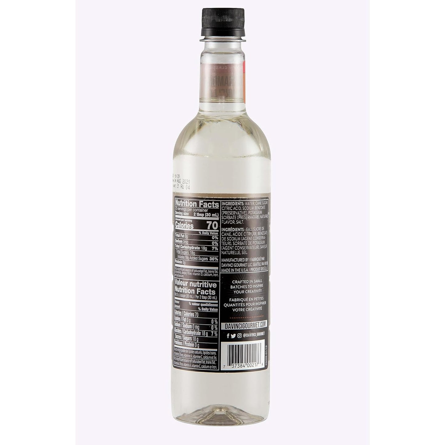 DaVinci Gourmet Classic Cinnamon Syrup, 25.4 Fluid Ounces (Pack of 4)