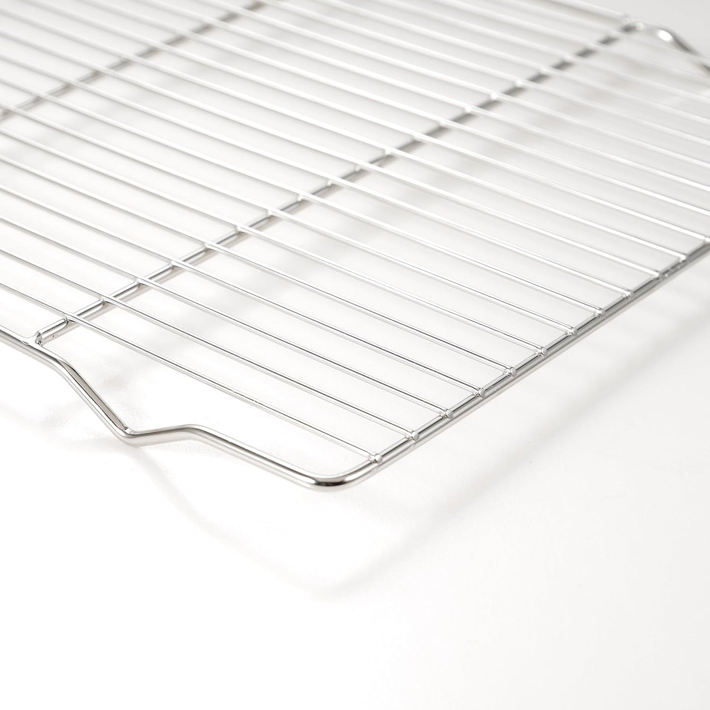 2-Pack Cooling Racks for Baking, 10x15 Inch Heavy Duty Stainless Steel Wire Baking Rack, Oven Safe Cookie Cooling Rack Set, Fits Half Sheet Pan, Dishwasher Safe & Non-Toxic