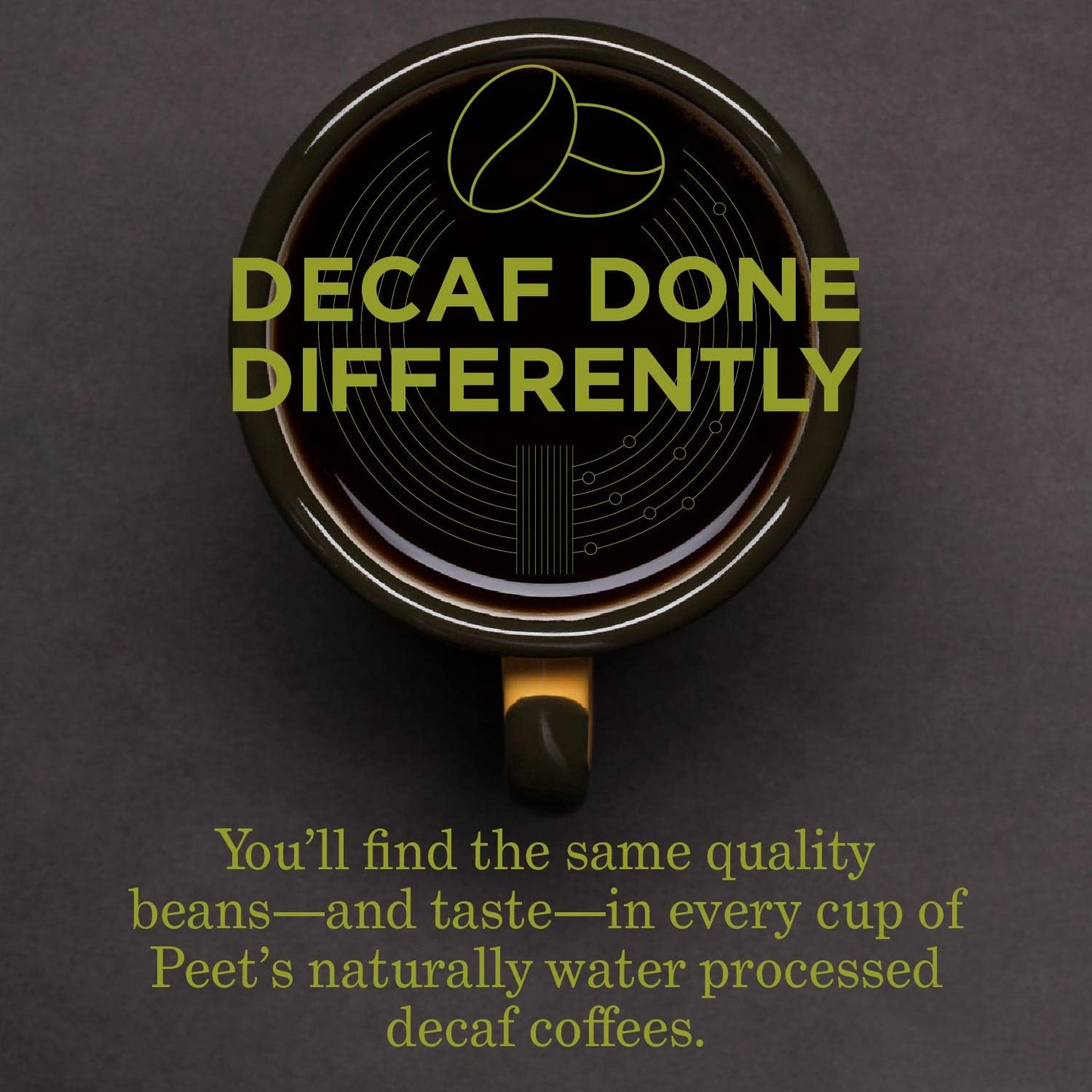Peet's Coffee, Medium Roast Decaffeinated Coffee K-Cup Pods for Keurig Brewers - Decaf Especial 32 Count (1 Box of 32 K-Cup Pods)