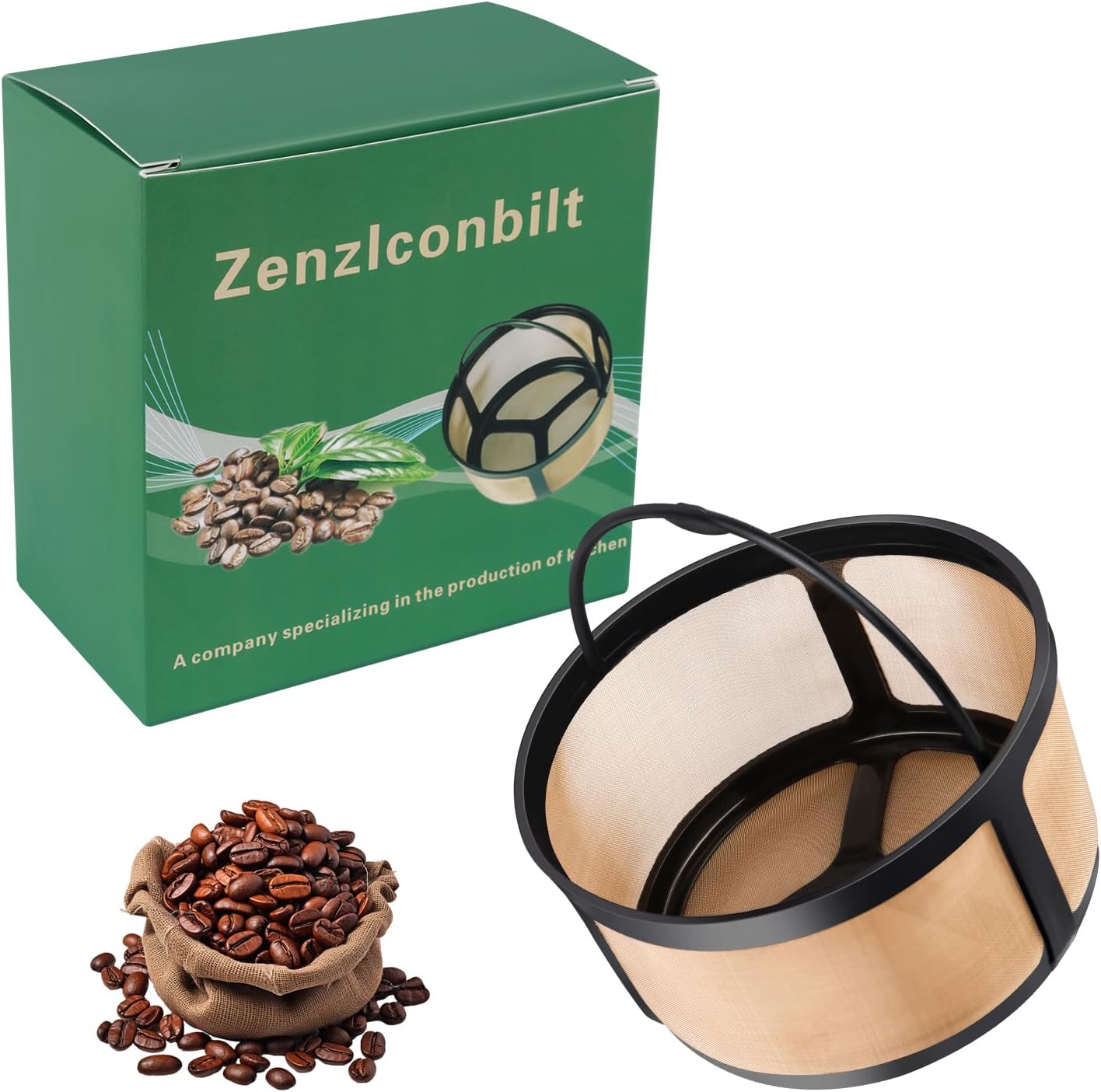 Reusable Coffee Filter 8-12 Cup for K-Duo Hot & Iced(Gen 2),K-Duo Essentials and K-Duo Brewers Machine