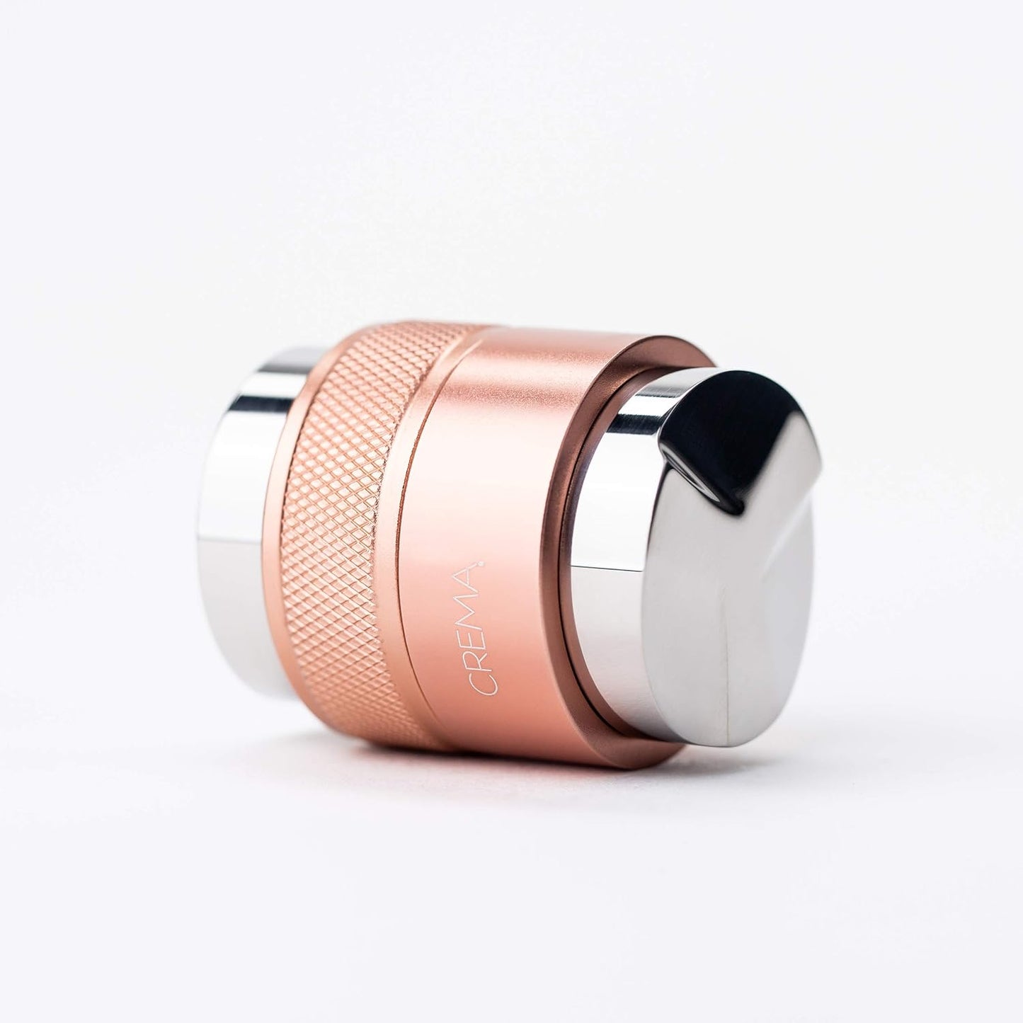 Crema Coffee Products 39.25mm Hand Tamper & Coffee Distributor V2 | Compatible with Flair Classic, Signature,and Neo|Double-Sided, Adjustable Depth Tool|Made with Durable 304 Stainless Steel|Rose Gold