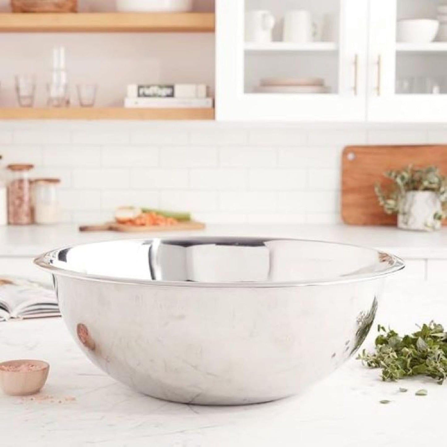 Ybmhome Heavy Duty Deep Quality Stainless Steel Mixing Bowl for Serving Mixing Baking and Cooking (22 Quart)