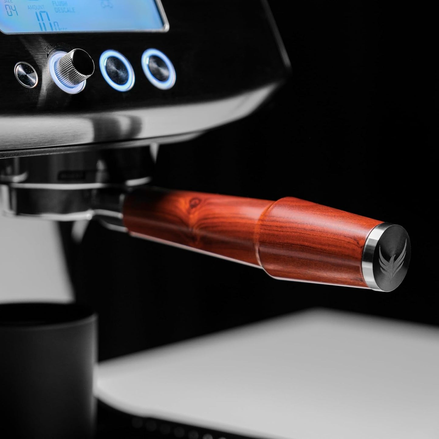 54mm Espresso Tamper Kit for Breville Machines Includes Tamping Station, Bottomless Portafilter, Spring Tamper, Distribution Tool and WDT Distributor