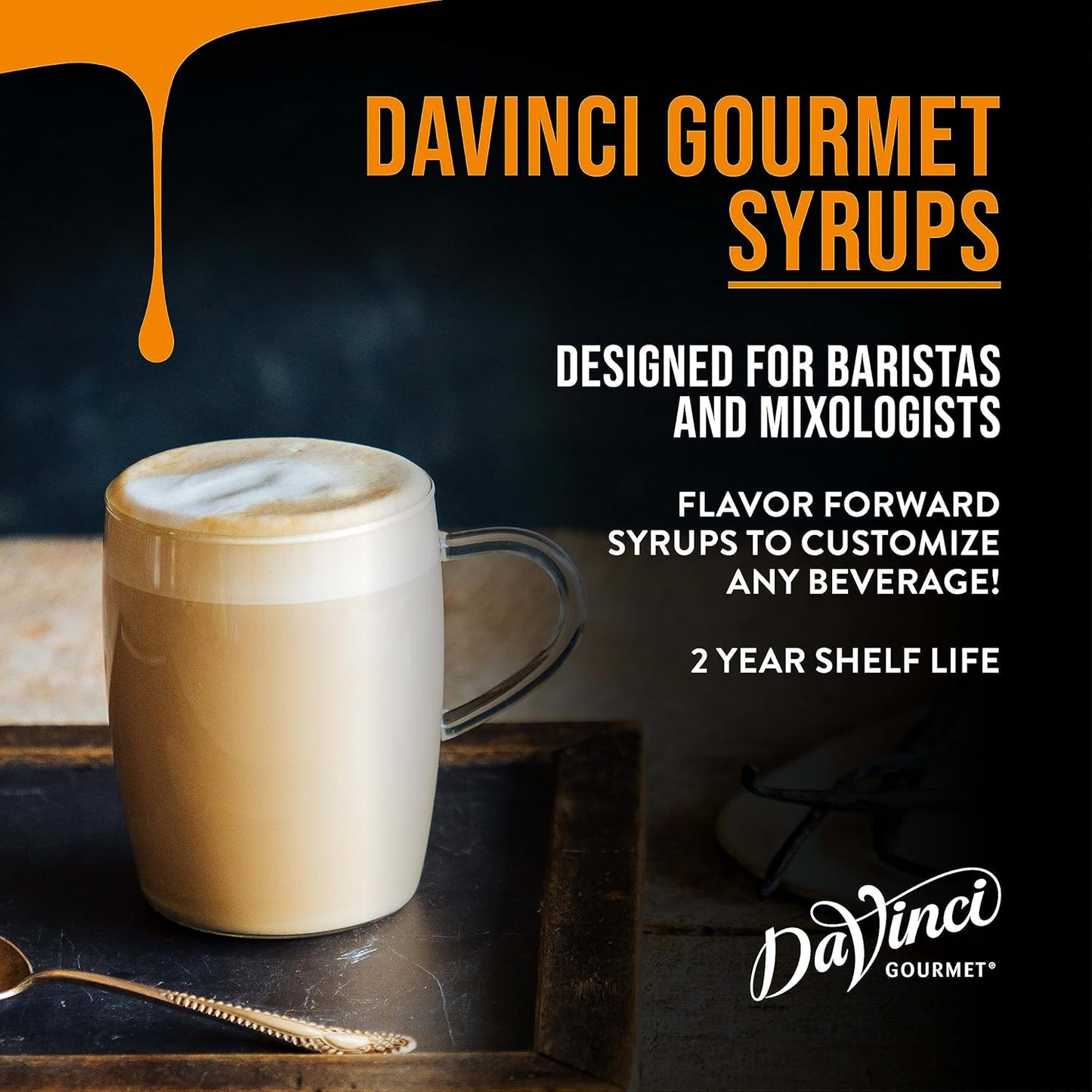 DaVinci Gourmet Classic Egg Nog Syrup, 25.4 Fluid Ounces (Pack of 4)