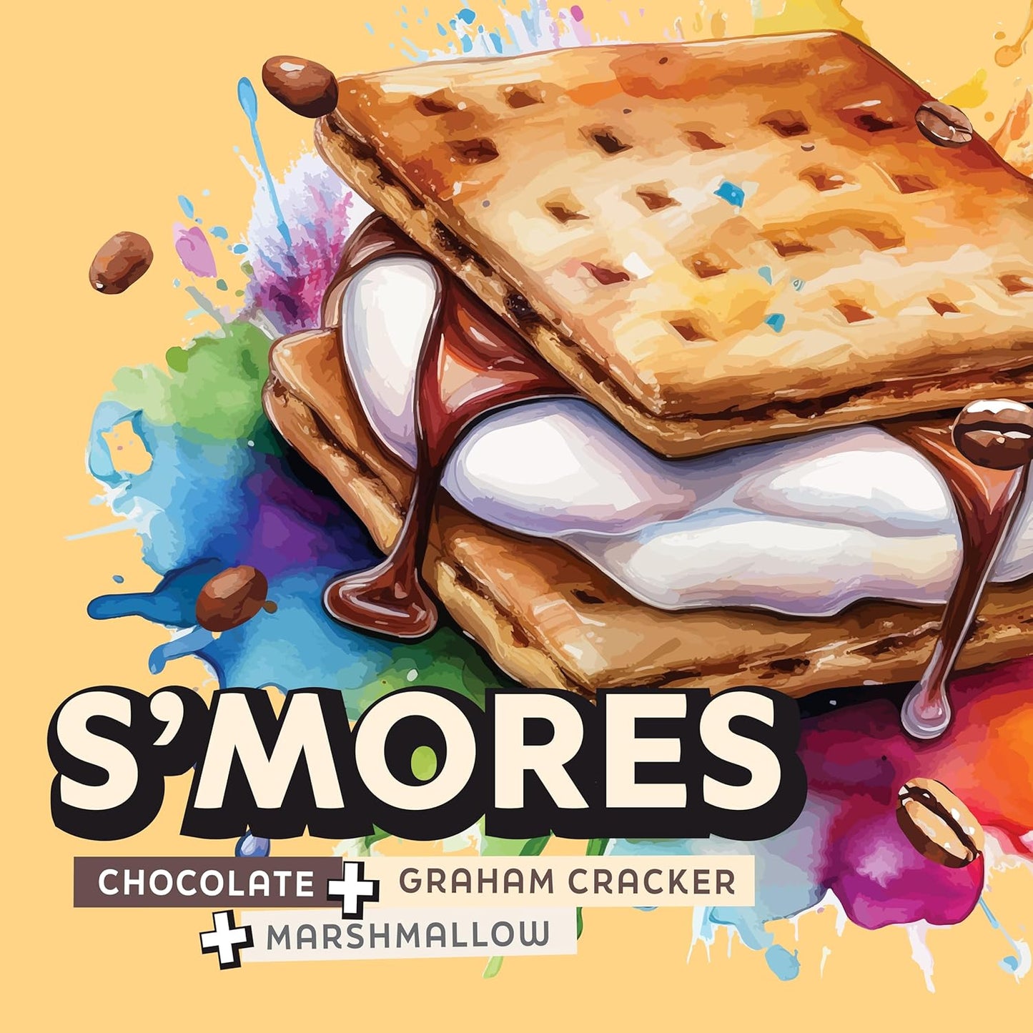 Java Factory Coffee Pods Chocolate, Graham Cracker and Marshmallow Flavored Coffee for Keurig K-Cup Brewers, S'mores, 40 Count