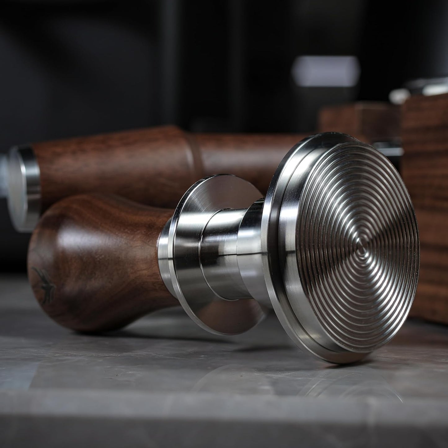 54mm Breville Espresso Machine Accessories Kit Complete 6-Piece Barista Set with Walnut Calibrated Tamper, Distribution Tool, Bottomless Portafilter, Espresso Funnel, Puck Filter& WDT Tool