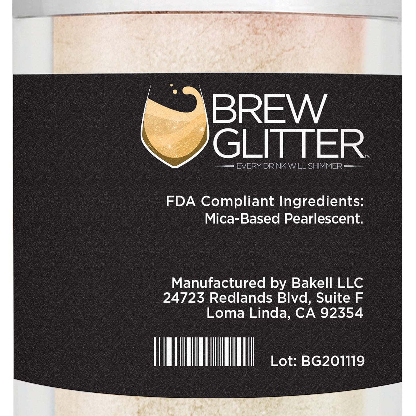 Pink Iridescent Brew Glitter Edible Glitter for Drinks, Cocktails, Beer, Garnish Glitter & Beverages | 100% Edible & Food Grade | Vegan, Gluten, Nut Free (25g, Pink Iridescent)