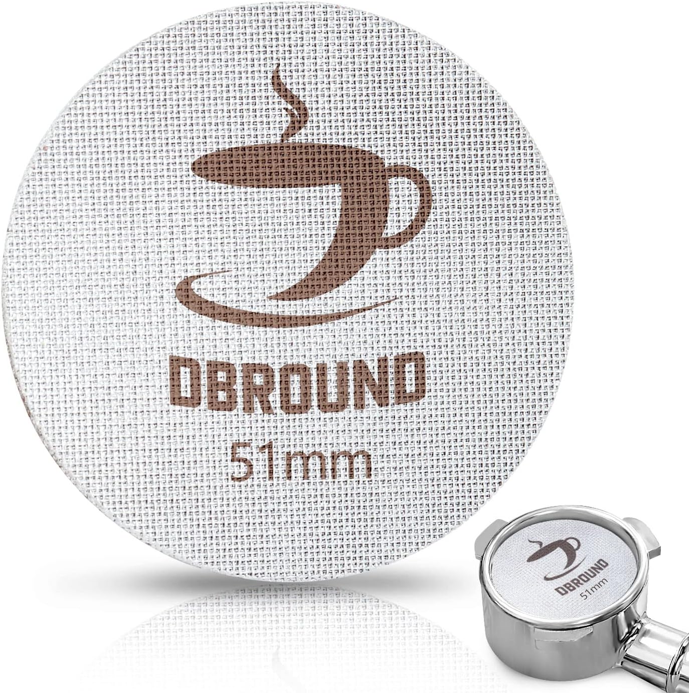 Puck Screen 51mm - Reusable Espresso Puck Screen, 316 Stainless Steel Coffee Filter Mesh Screen for Espresso Portafilter,Coffee Products,Perfect Tool to Better Shot and Keep Shower Head Clean