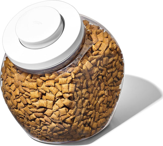 OXO Good Grips Pet POP Container ? 3.0 Qt/2.8 L | Ideal for up to 2lbs of treats | Airtight Dog and Cat Food Storage Container | BPA Free