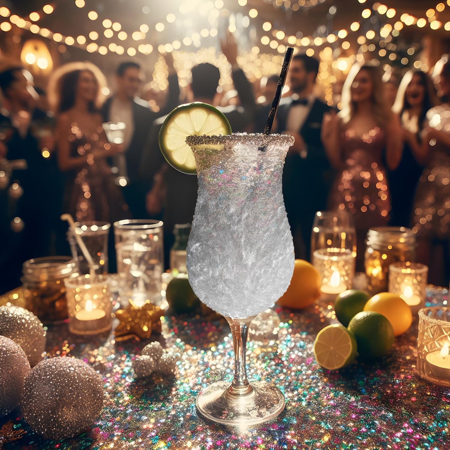 Brew Glitter - Clear Shimmer (25g Spray Pump 1x Jar) | Edible Glitter for Drinks, Cocktails, Beer, Garnish & Beverages
