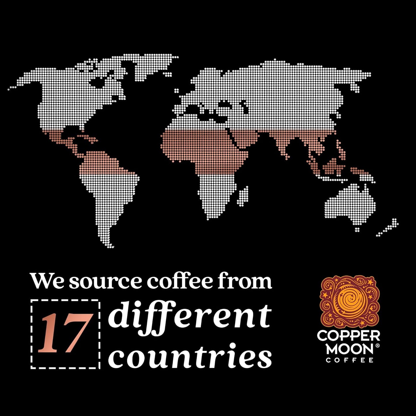 Copper Moon Single Serve Coffee Pods for Keurig K-Cup Brewers, Light Roast, Bean Me Up Blend, 12 Count