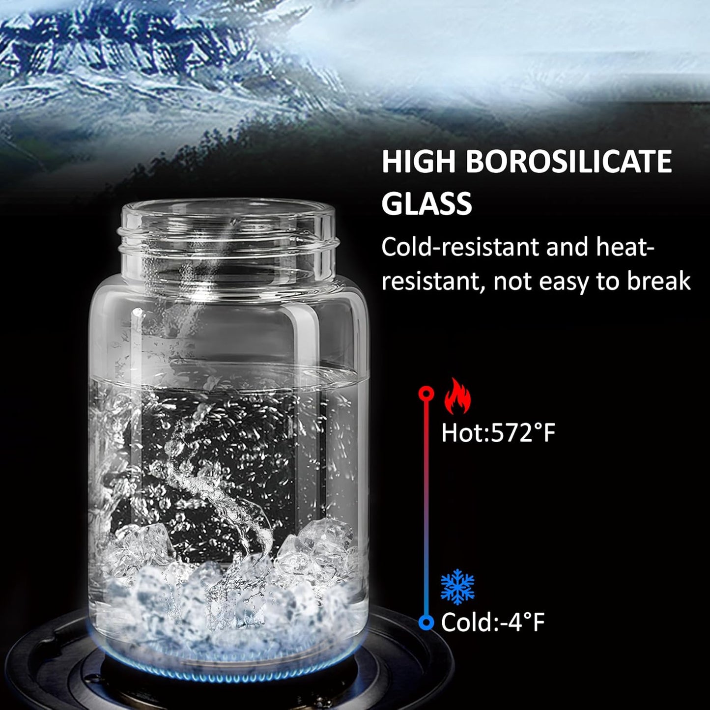 26 oz/850 ml Clear Glass Storage Canister with Airtight Wooden Lid, 4 Pack Small Overnight Oats Containers, Cute Decorative Salad Jar for Snacks Yogurt Spice Sugar Cereal Fruit Coffee Tea