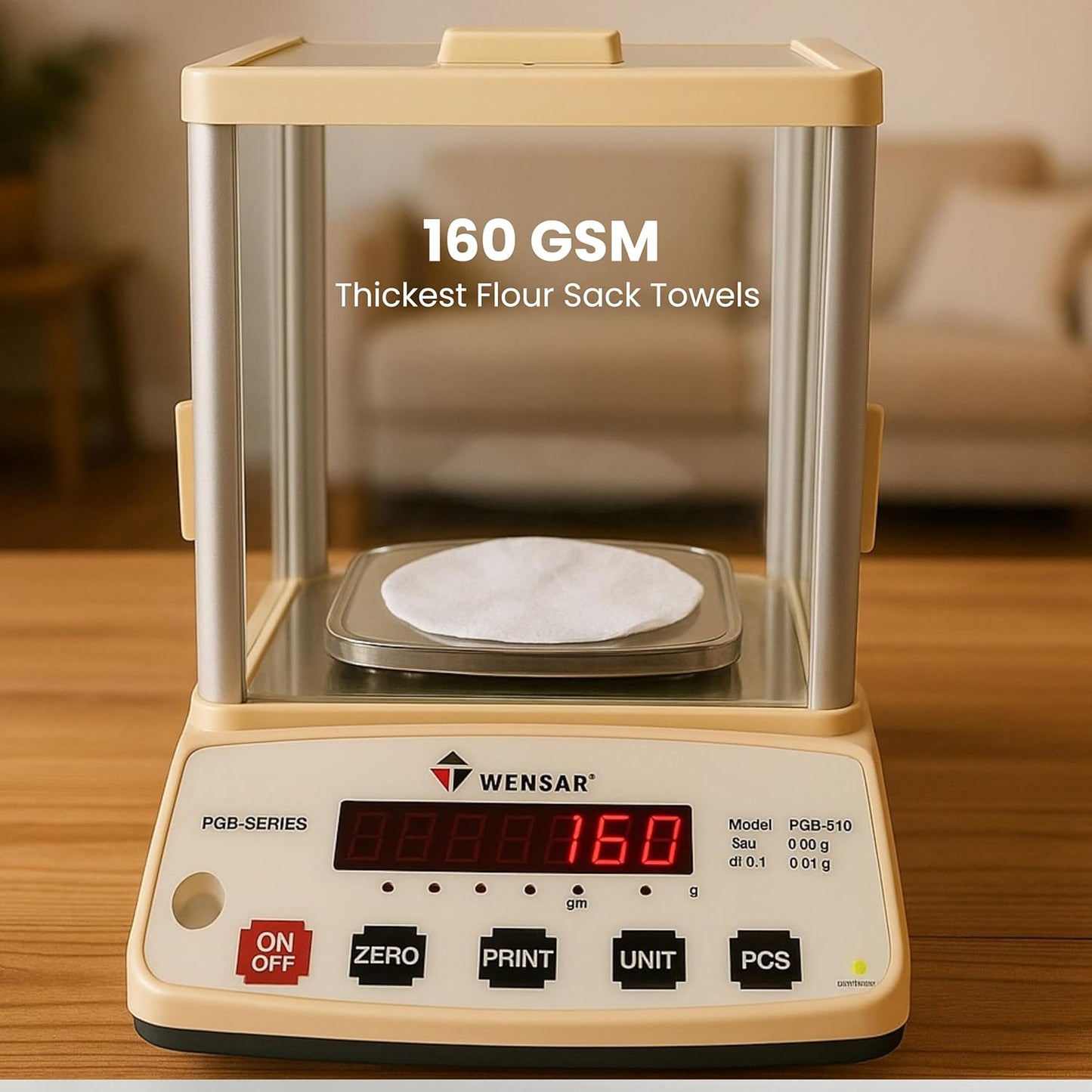 Flour Sack Towels | Tea Towel for Crafts| Kitchen Dish Cotton Blank Towel for Embroidery| Baking Bread Proofing Linen Cover| Thick Absorbent Quick Dry| 2 Pack 18"x 28" Natural
