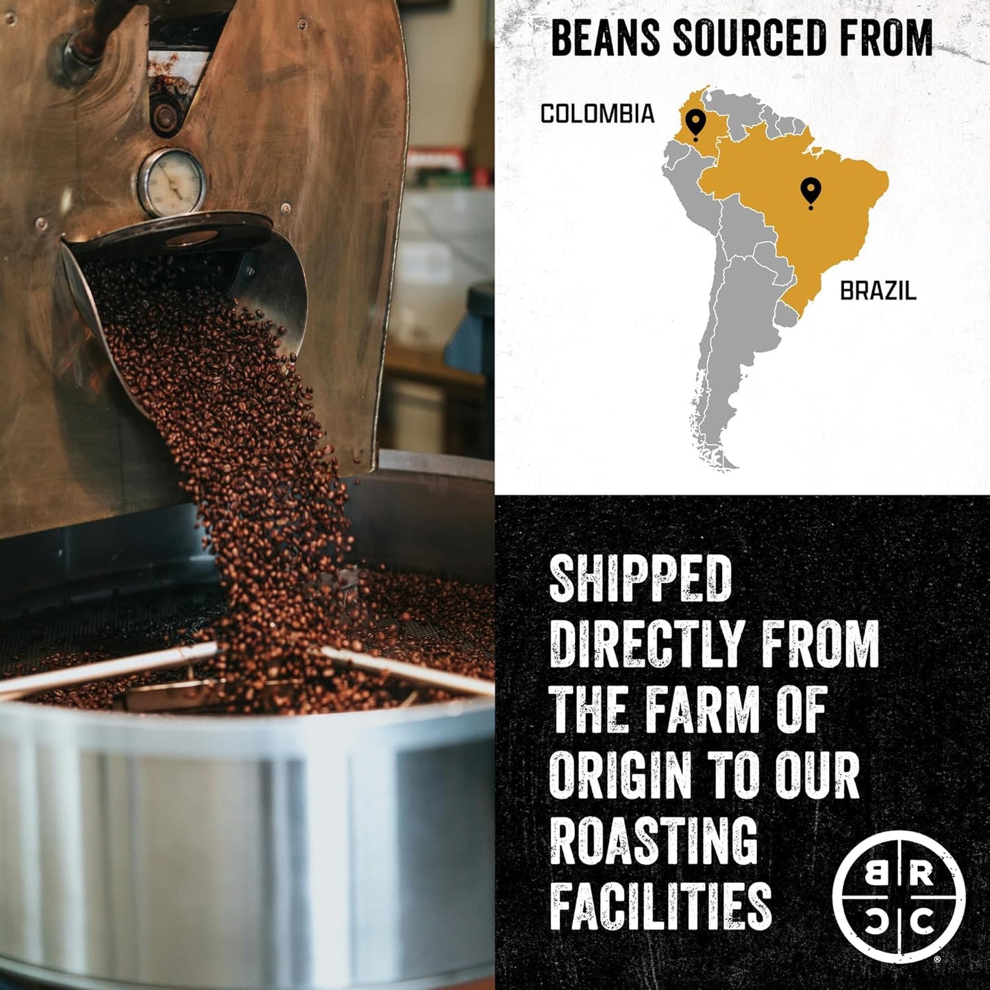 Black Rifle Coffee Company Ground Medium Roast - Roasted Blend Made from Pure Arabica Beans - Colombian & Brazilian Beans - Veteran Founded & American Made (Coffee or Die, 12oz Bag)