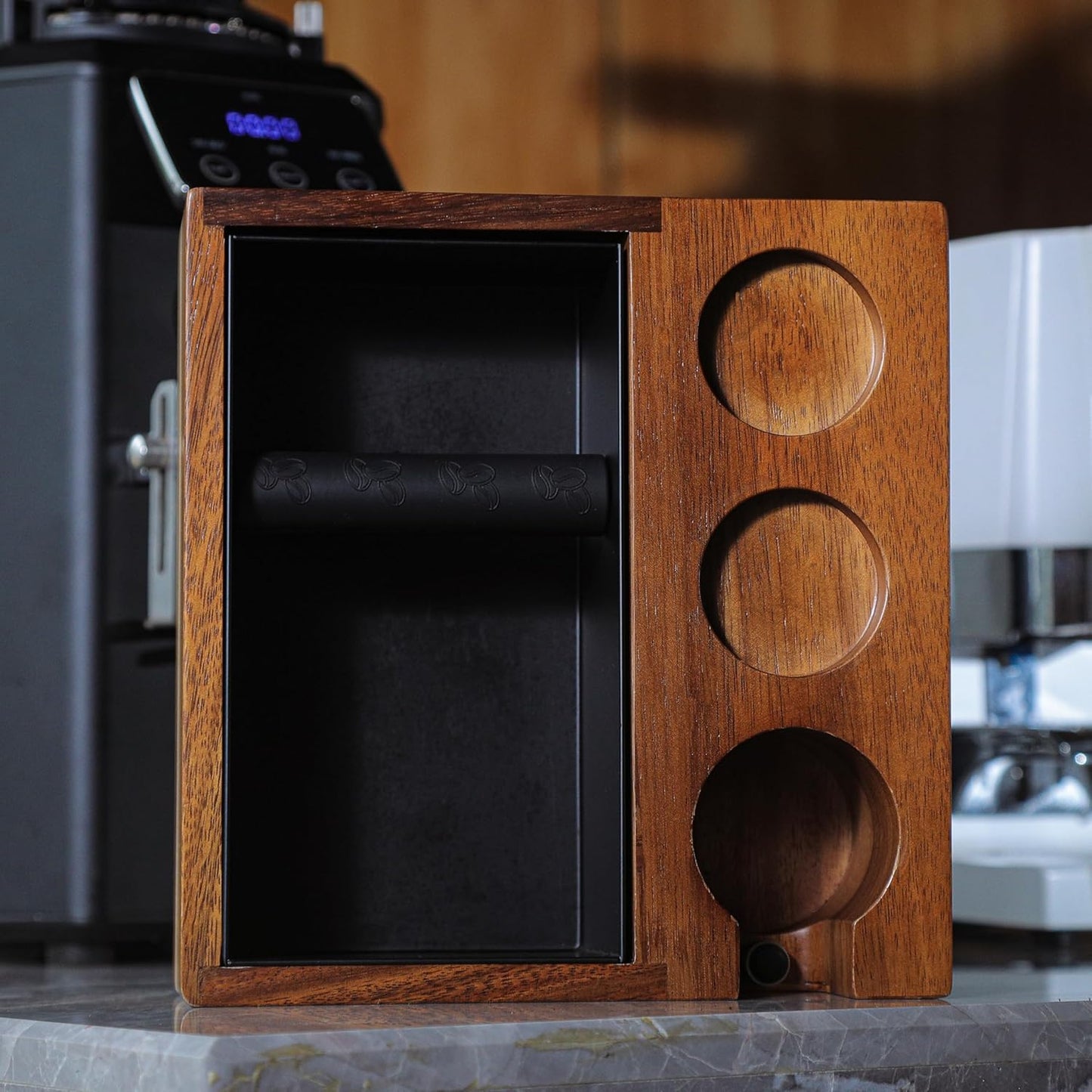 54mm Breville Espresso Machine Accessories with Knock Box Station, Tamper & Distributor, Naked Portafilter and Digital Espresso Scale