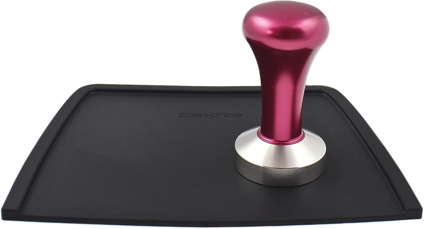 Zoie + Chloe Silicone Coffee Tamping Mat - Espresso Tamper Mat