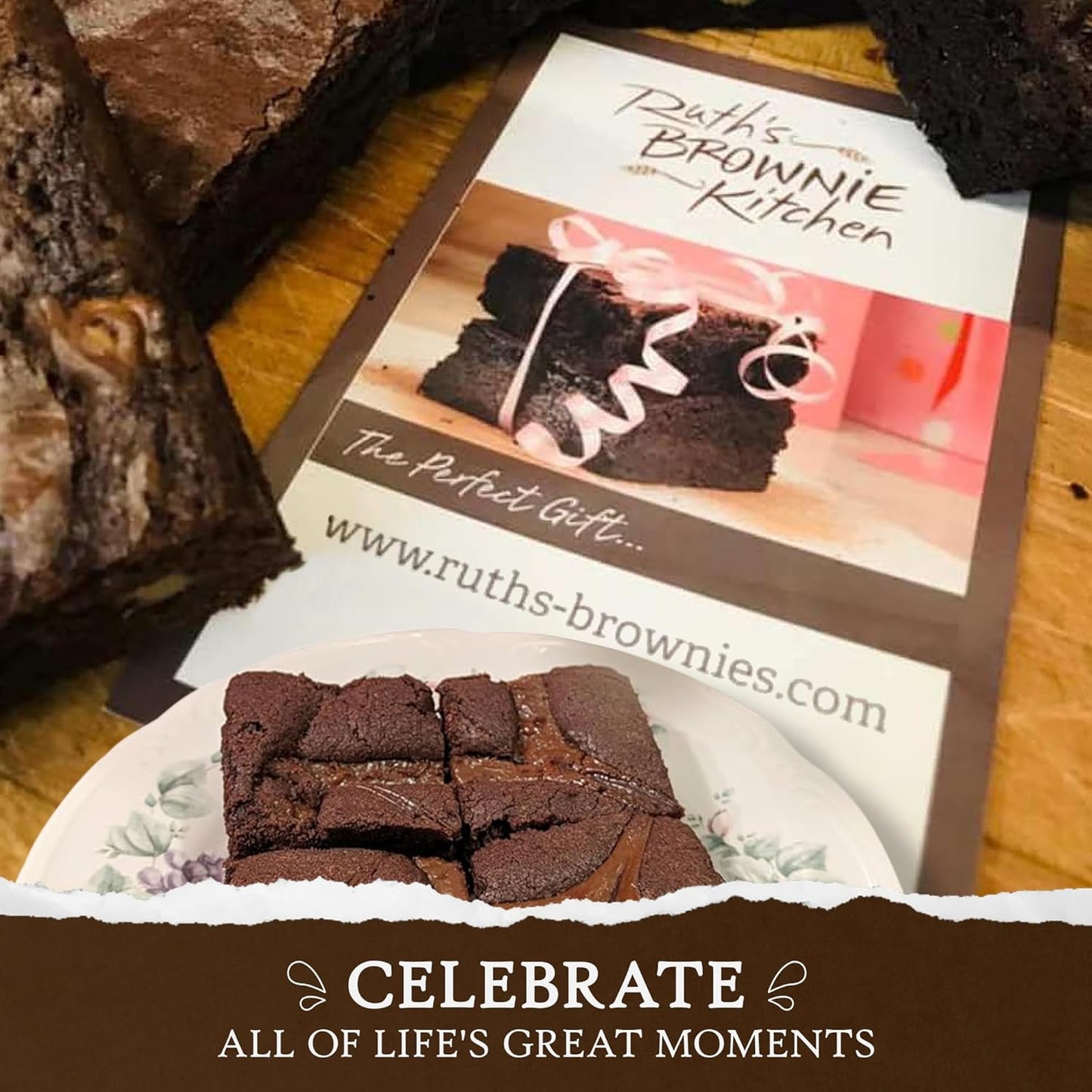 Ruth’s Maraschino Cherry Cake Style Brownies 3 Dozen – Gourmet Baked Treats | Delicious Gift with The Finest Ingredients | Guaranteed to Arrive Fresh