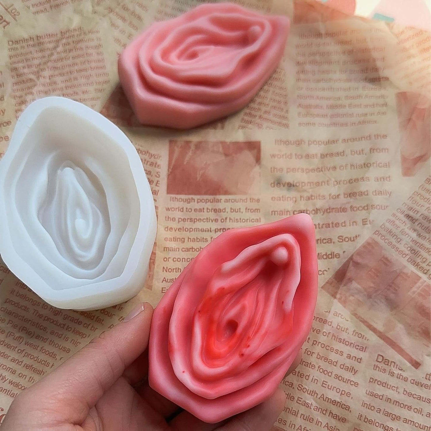 Wave Candle Mold Resin Casting Molds - Jewelry, Candle Making & Craft Supplies - 3D Silicone Mold