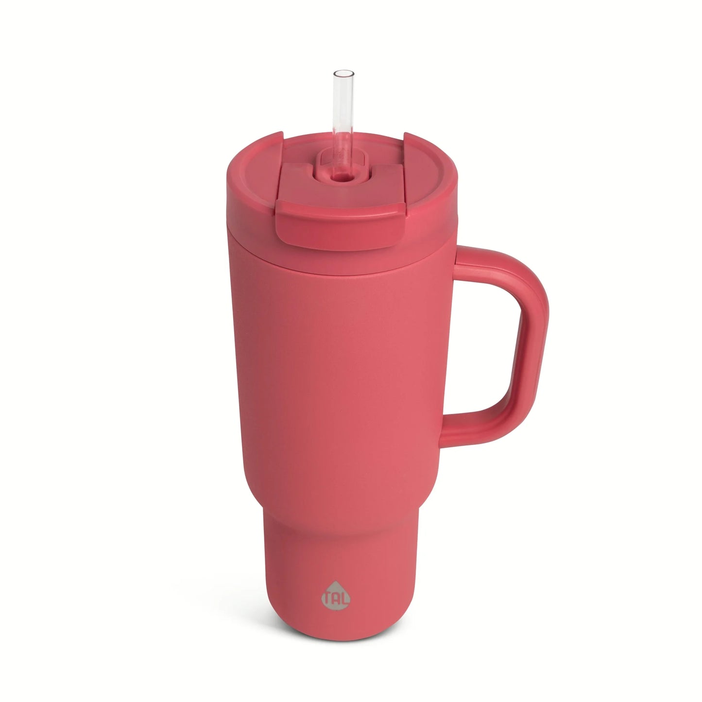 Stainless Steel Hudson Tumbler with Straw 40 Fl Oz, Pink