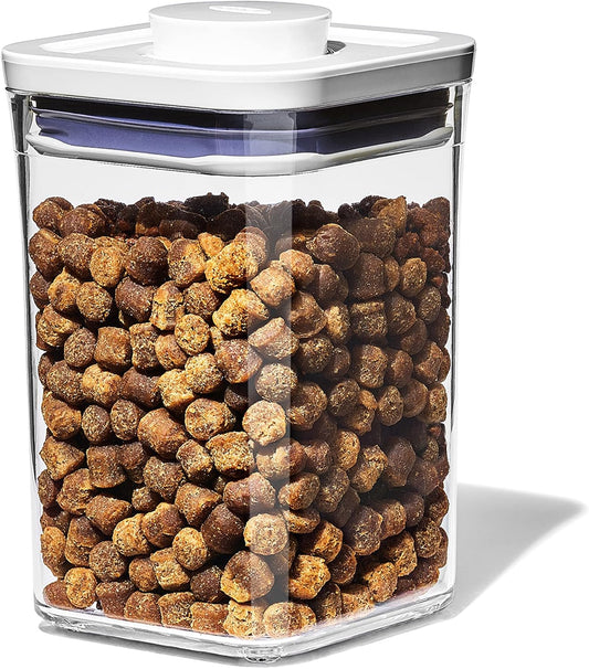 OXO Good Grips Pet POP ? 1.1 Qt/1 L | Ideal for up to 1lb of treats | Airtight Dog and Cat Food Storage Container | BPA Free