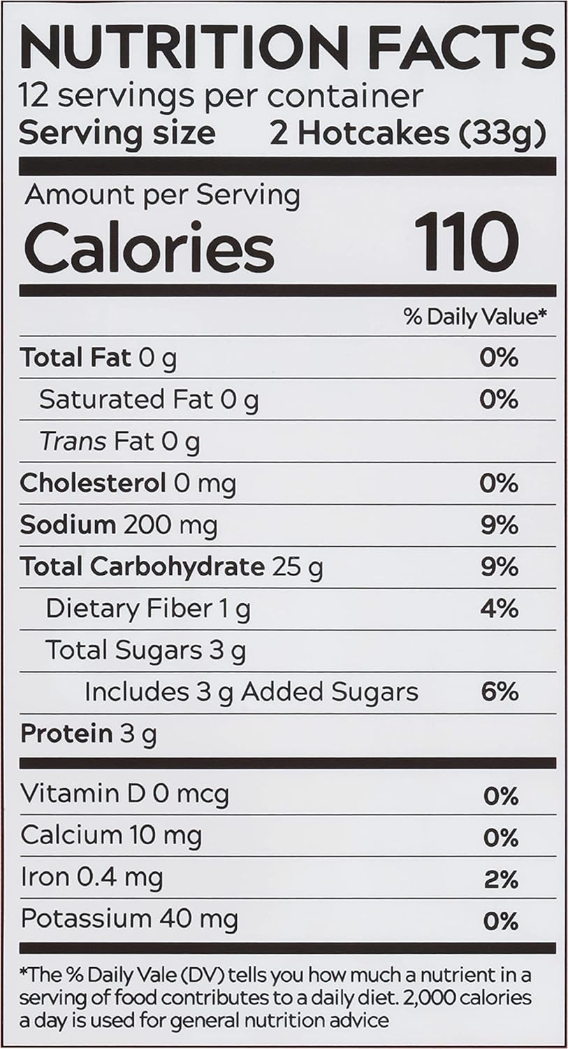 Classic Rolled Hotcakes Crepe Mix by American Table, Made with American-Grown Organic Wheat Flour & Pure Vanilla, French-Style, Non-GMO, Low Sugar, No Preservatives, Quick Prep, Makes 72 Crepes (14 oz, Pack of 3)