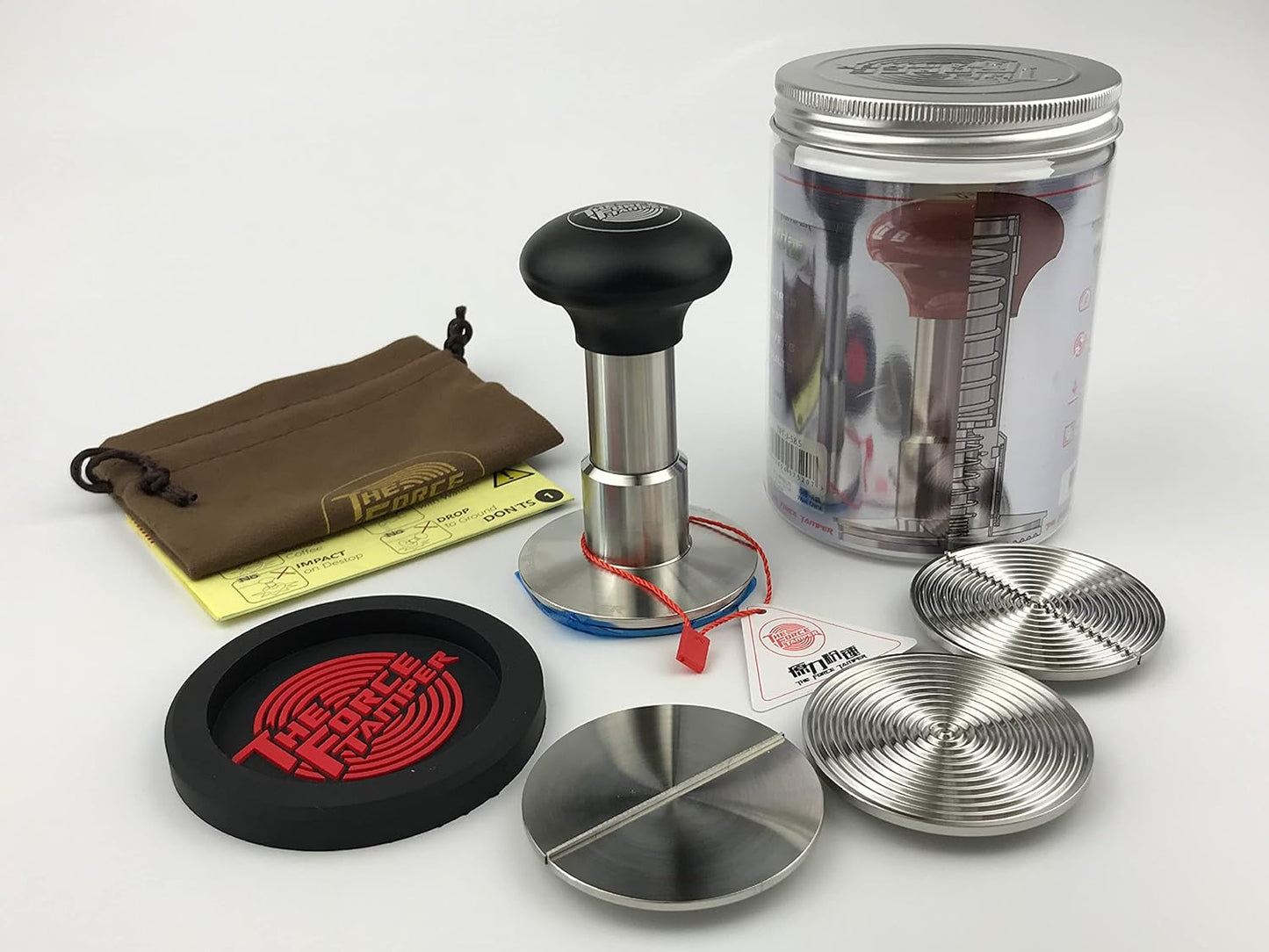 The Force Tamper Automatic Impact Coffee Tamper Adjustable Const Pressure and Autoleveling Duo-Distribute Set New