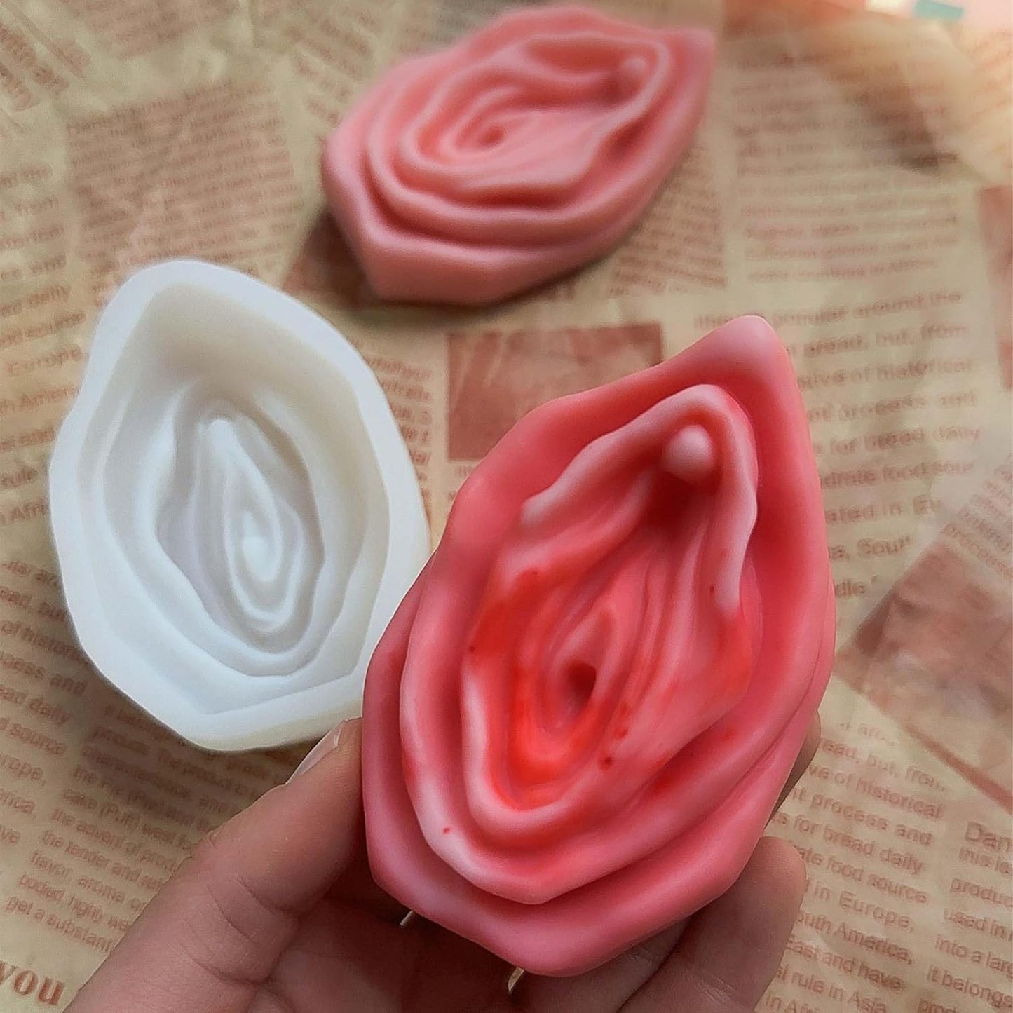 Wave Candle Mold Resin Casting Molds - Jewelry, Candle Making & Craft Supplies - 3D Silicone Mold