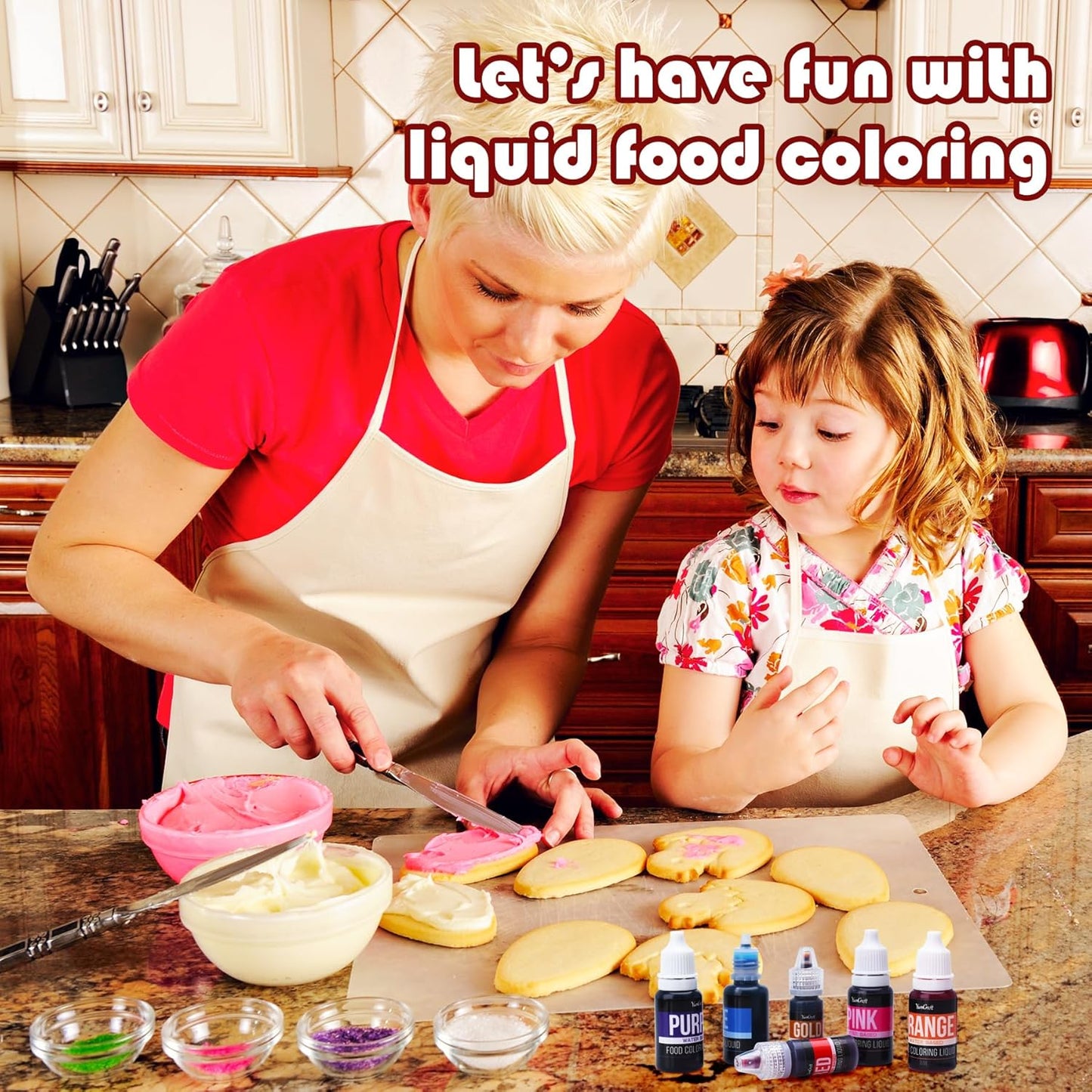 Food Coloring Liquid - Vibrant Color Food Coloring for Cake Decorating, Baking, Easter Egg, Icing - Tasteless Food Color Dye for Fondant, Cooking, Slime, Airbrush (Violet, 8 Fl.oz)