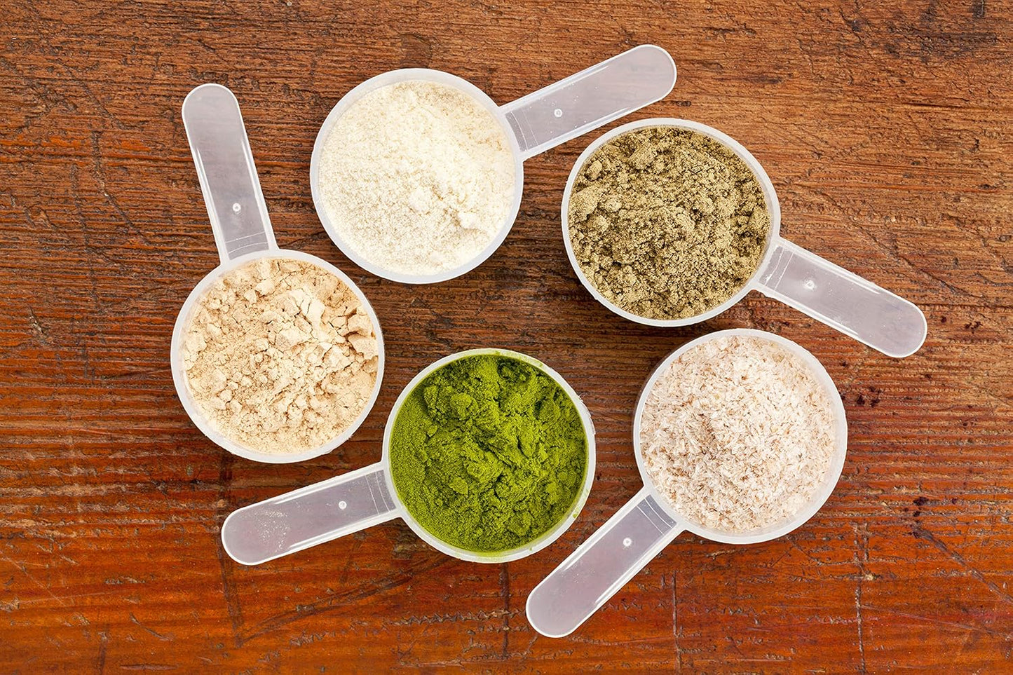 70 mL Plastic Measuring Packaging Scoop (=70 cc/ = 4.73 Tablespoon/ = 2.37 fl oz/ = 0.3 Cup), Meidum Handle - to Measure and Dispense Spices, Granules, Powders, for Seeds Packing (10)