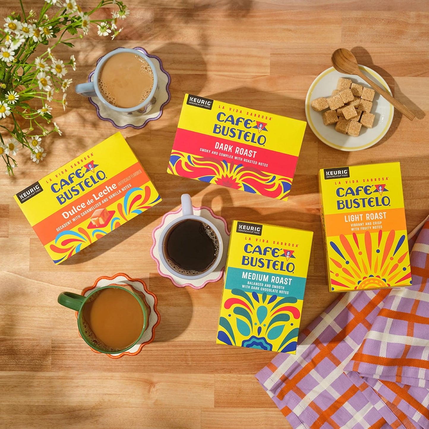 Café Bustelo Dark Roast Coffee, 10 Ct. K-Cup pods (Pack of 6)