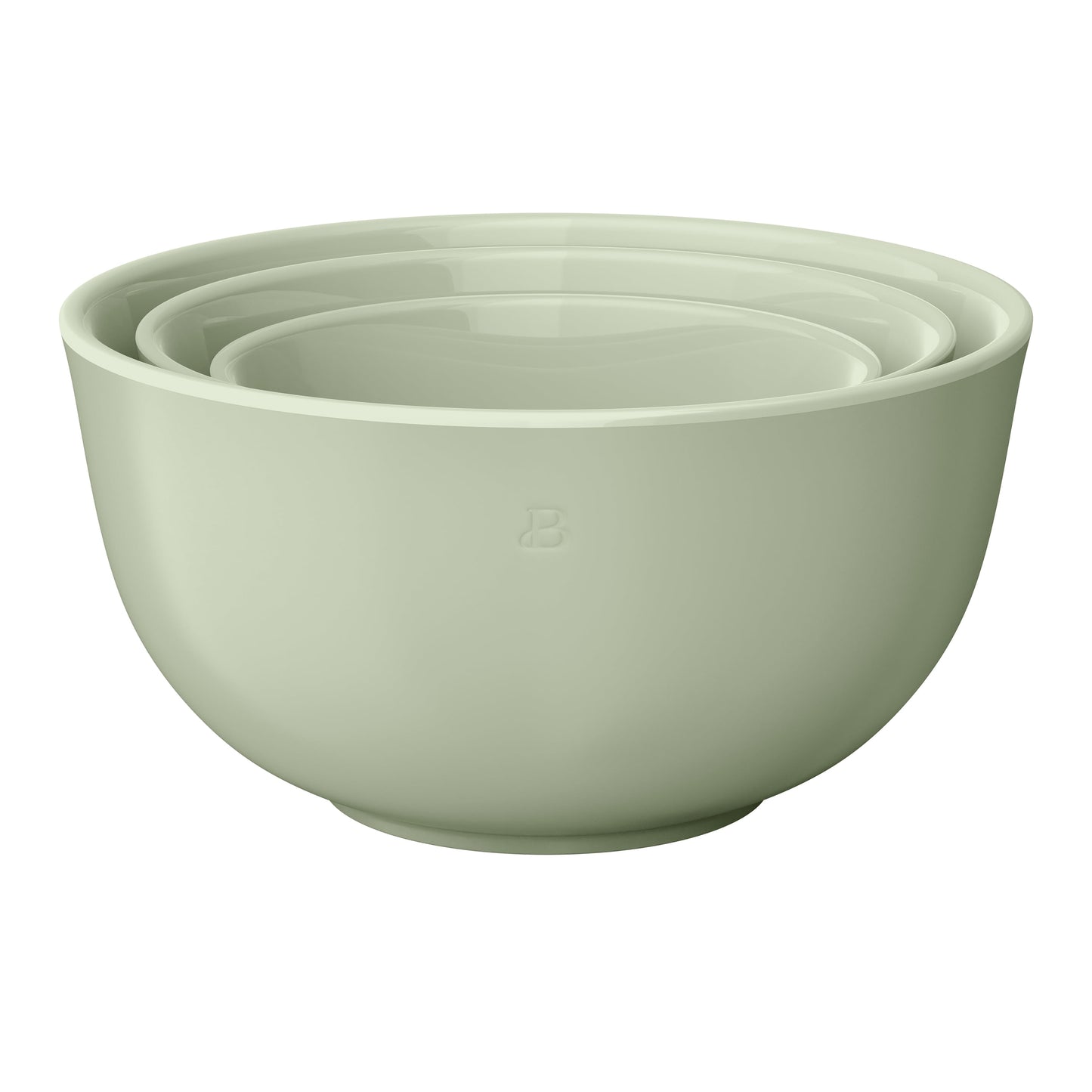 3-Piece Stoneware Nesting Mixing Bowl Set, Porcini Taupe by Drew Barrymore