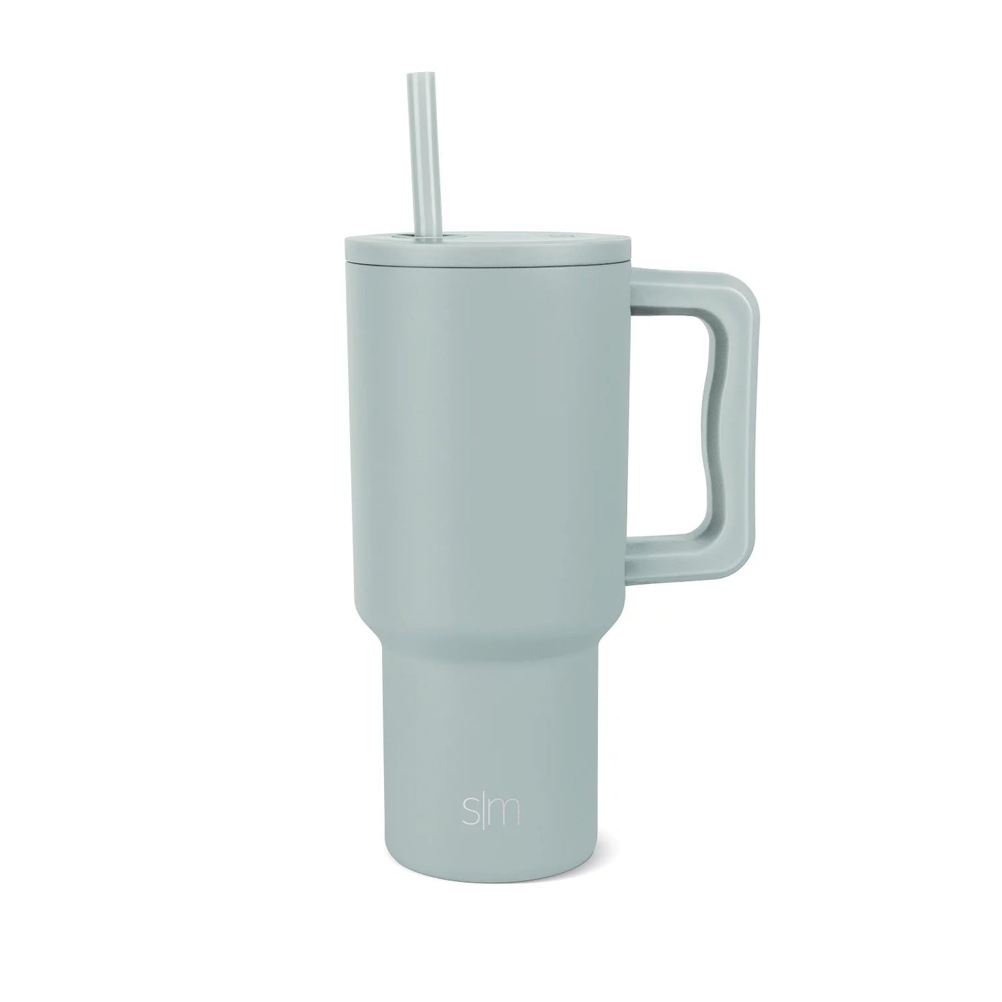 30 Fl Oz Insulated Stainless Steel Trek Tumbler with Straw Lid|Seaglass Sage