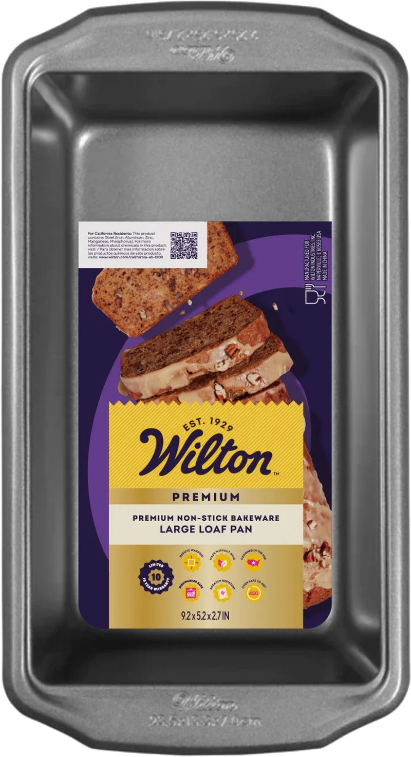 Premium Non-Stick Baking Bread Loaf Pan 9X5 Meatloaf & Banana Bread, Packaging May Vary