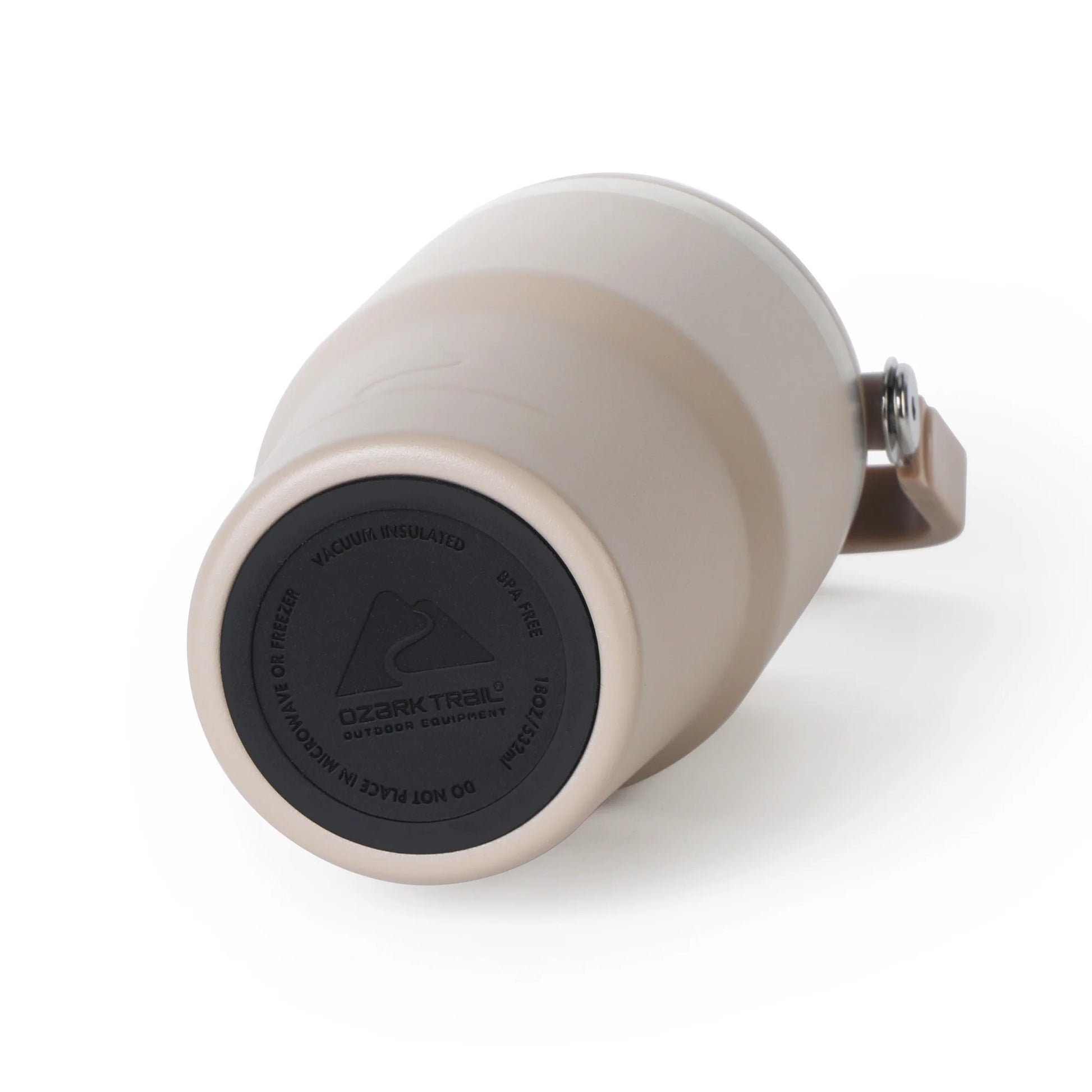 18 Oz Stainless Steel Insulated Swivel Tumbler, Tan