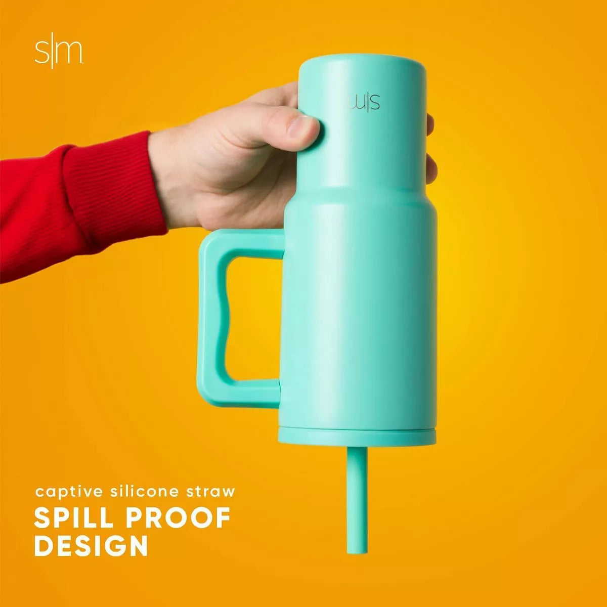 Simple Modern 24Oz Stainless Steel Trek Straw Tumbler